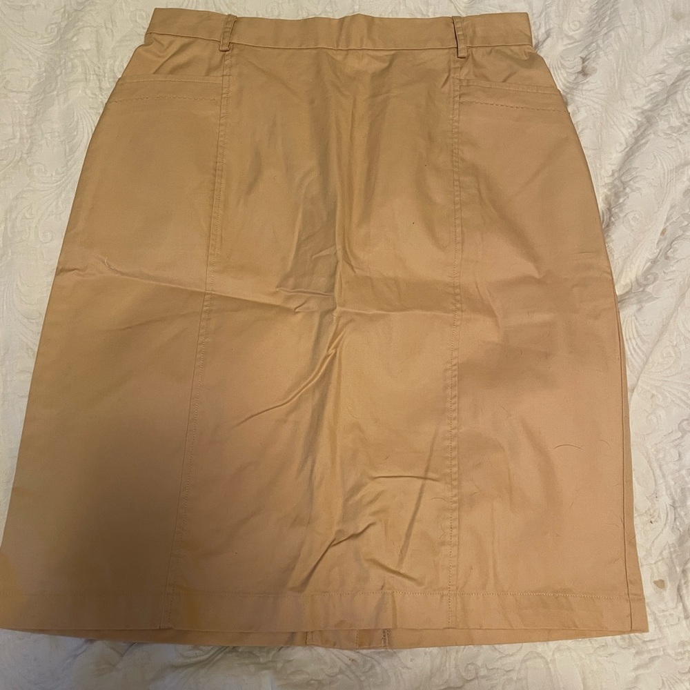 Orvis Khaki Pencil Skirt